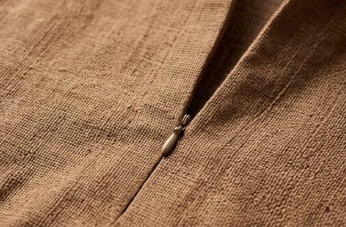 COSMIC DUST - HANDMADE KHADI SHORT KURTA - BROWN